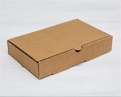 Коробка 25х15х4,5 см из плотного картона, крафт У0104173