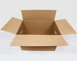 Коробка картонная для переезда с ручками, Т-24, 60х40х40 см, крафт У0113020