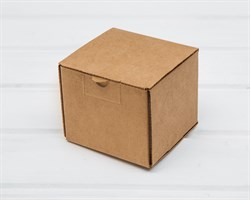 Коробка для посылок, 9х9х8 см, из плотного картона, крафт У0104181