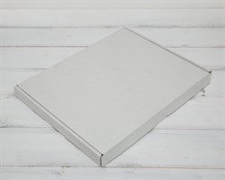 УЦЕНКА Коробка плоская, 30,5х23,5х2,5 см, белая