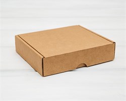 Коробка для посылок, 17х15х4 см, из плотного картона, крафт