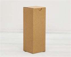 Коробка для посылок, 6,5х6,5х18 см, из плотного картона, крафт