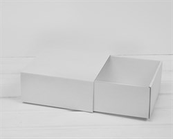 Коробка-пенал, 20х20х9 см, белая У0104226