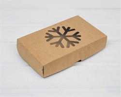 Подарочная новогодняя коробка «Снежинка», 20х12х4 см