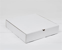 Коробка из плотного картона 31х31х7 см, белая У0104249