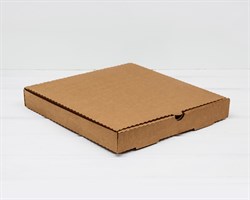 Коробка из плотного картона 29х29х4 см, крафт У0104247