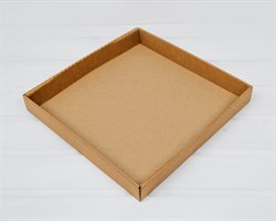 Крышка для коробок-трапеций У0110011 и У0110012, 30х30 см, крафт У1204008
