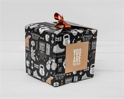 Подарочная коробка «You are the BEST», с лентой, 12х12х12 см