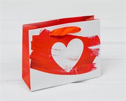 Пакет подарочный «Love», 12х15х5,5 см, с мягкими ручками У0702023