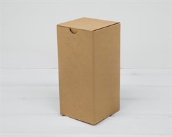 Коробка для посылок, 9х9х19 см, из плотного картона, крафт У0104258