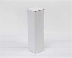 Коробка для посылок, 6х6х22 см, из плотного картона, белая У0104264