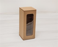 УЦЕНКА Коробка для кукол, с окошком, 20х9х9 см, крафт У0102027-УЦ