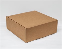 УЦЕНКА Коробка для посылок, 32х32х12 см, из плотного картона, крафт У0104276-УЦ