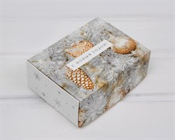 Подарочная новогодняя коробка «Снежные шары», 14х10х5 см У1208045