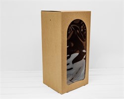 Коробка для кукол, с окошком, с отверстиями для ручек-верёвочек, 50х24х21 см, крафт У0102135