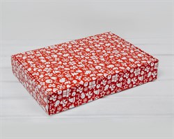 Подарочная плотная коробка «Новогодний узор», 37х25х6,5 см