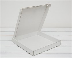 УЦЕНКА Коробка плоская, 40х40х5 см, белая У0104078-УЦ