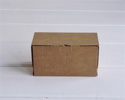 Коробка для посылок, 15,5х7,5х8,5 см, из плотного картона, крафт У0104295