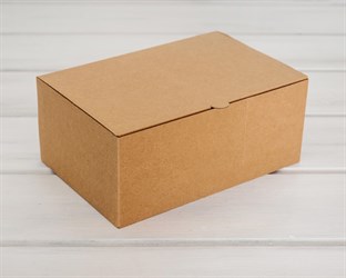 Коробка для посылок, 24х16х10 см, из плотного картона, крафт