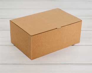Коробка для посылок, 24х16х10 см, из плотного картона, крафт У0101030