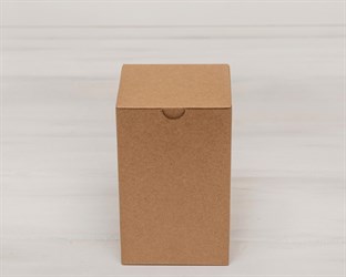 Коробка для посылок, 10х10х16 см, из плотного картона, крафт У0104049