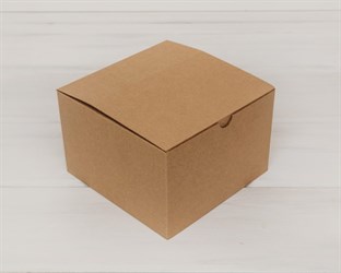 Коробка для посылок, 17х17х11 см, из плотного картона, крафт У0104048