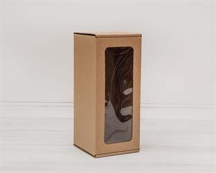 Коробка для кукол, с окошком, 25х11х11 см, крафт