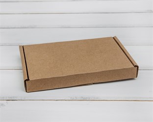 Коробка плоская, 16х11х2 см, крафт