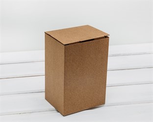 Коробка для посылок, 10х8х15 см, из плотного картона, крафт