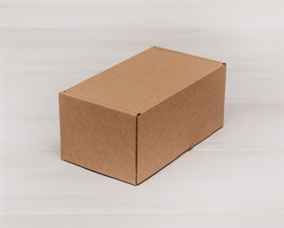 Коробка для посылок, 17х10х8 см, из плотного картона, крафт