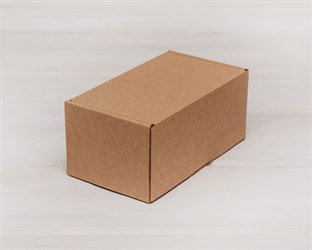 Коробка для посылок, 17х10х8 см, из плотного картона, крафт У0104053