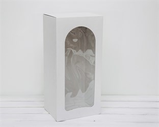 Коробка для кукол, с окошком, 50х24х18 см, белая