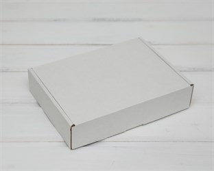 Коробка 20х15х4,5 см из плотного картона, белая У0104075