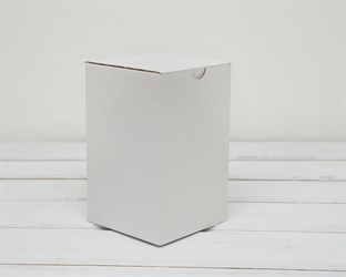 Коробка для посылок, 10х10х16 см, из плотного картона, белая У0104087