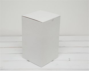 Коробка для посылок, 15х15х26 см, из плотного картона, белая У0104088