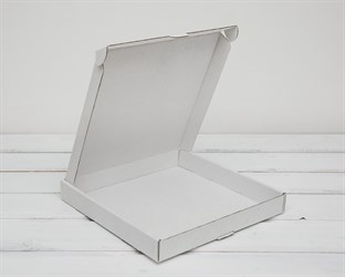 Коробка плоская, 22,5х22,5х3 см, белая У0104098