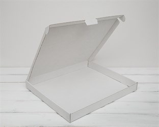 Коробка плоская, 40х33,5х4 см, белая У0104103