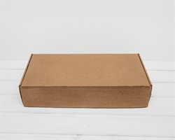 Коробка для посылок, 43х20х9 см из плотного картона, крафт