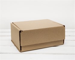 УЦЕНКА Коробка почтовая, тип Д, 21,5х16,5х10 см, крафт У0104119-УЦ