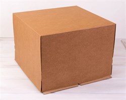 Коробка для торта усиленная от 1 до 8 кг, 40х40х29 см, крафт У0106021