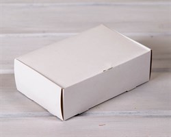 Коробка для выпечки и пирожных, 18,5х12,2х6 см, белая