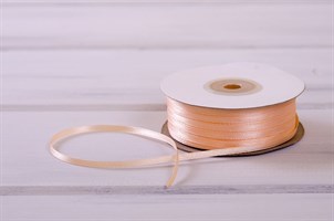 Лента атласная, 3 мм, слоновая кость, 91 м У0530004-Б