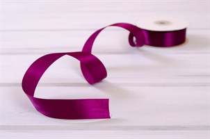 Лента атласная, 24 мм, свекольная, 27 м У0510021-Б