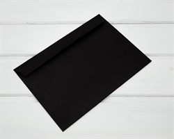 Конверт бумажный С5, 162х229 мм, черный (отрывная лента)