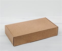 Коробка 29,5х15х6 см из плотного картона, крафт