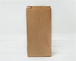 Пакет бумажный, 24х12х8 см, коричневый