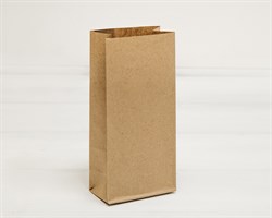Пакет бумажный, 17х8х5 см, коричневый