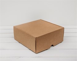 УЦЕНКА Коробка для посылок, 24х24х10 см, из плотного картона, крафт У0104054-УЦ
