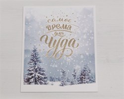 Открытка «Самое время для чуда», 8,8х10,7 см, 1 шт. У1206062