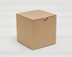 Коробка для посылок, 10х10х10 см, из плотного картона, крафт У1101004